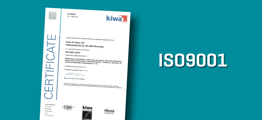 Bestået audit i ISO 9001 